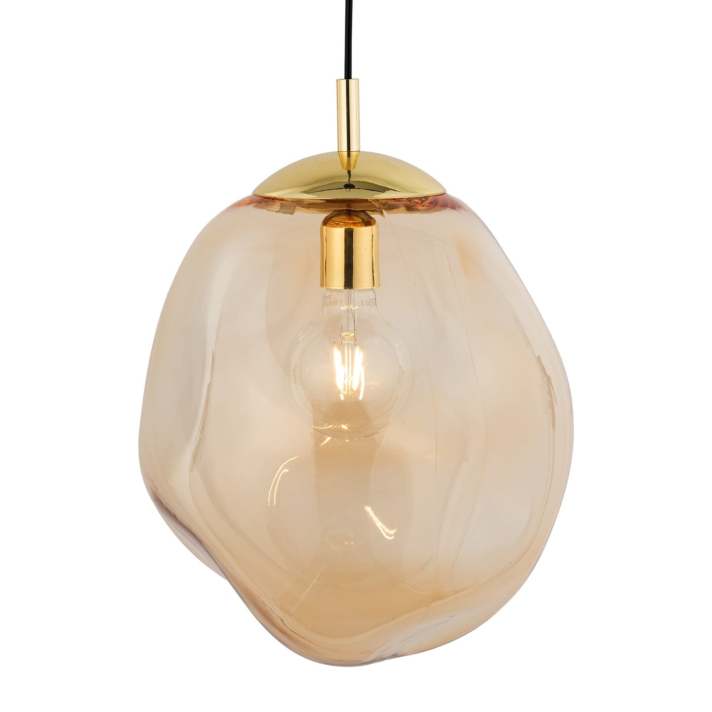 SOL Large Glass Pendant Light for Kitchen Island, Dining Room & Modern Interiors