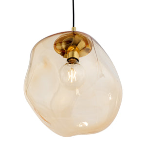 SOL Large Glass Pendant Light for Kitchen Island, Dining Room & Modern Interiors