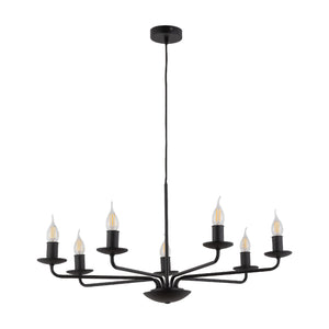LIMAL Vintage Candle Chandelier Pendant Light for Dining Room, Living Room & Entryway