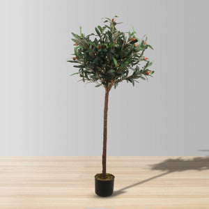 Obee Artificial Olive Tree Potted Plant | 4.3'