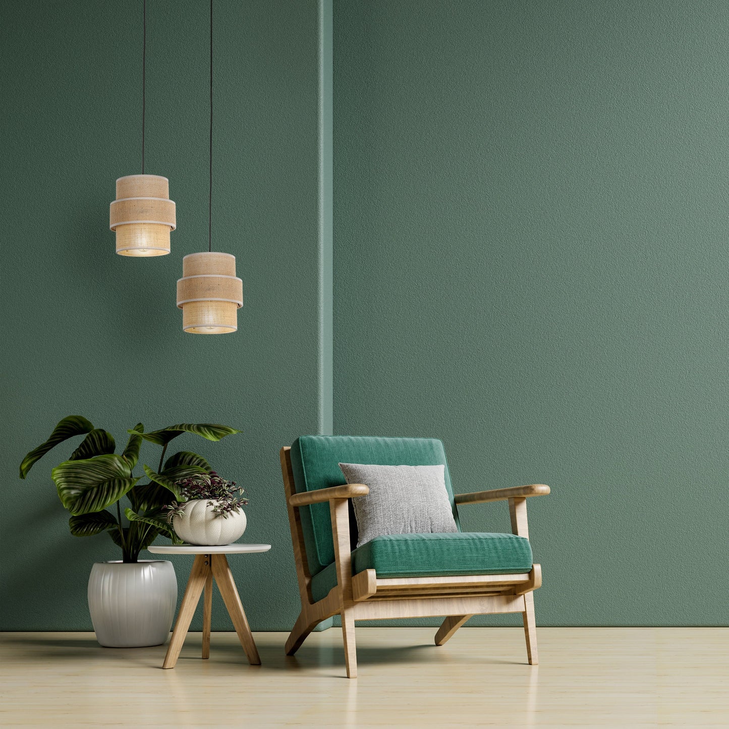 CALISTO JUTE Natural  Pendant Lamp