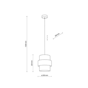 CALISTO JUTE Natural  Pendant Lamp