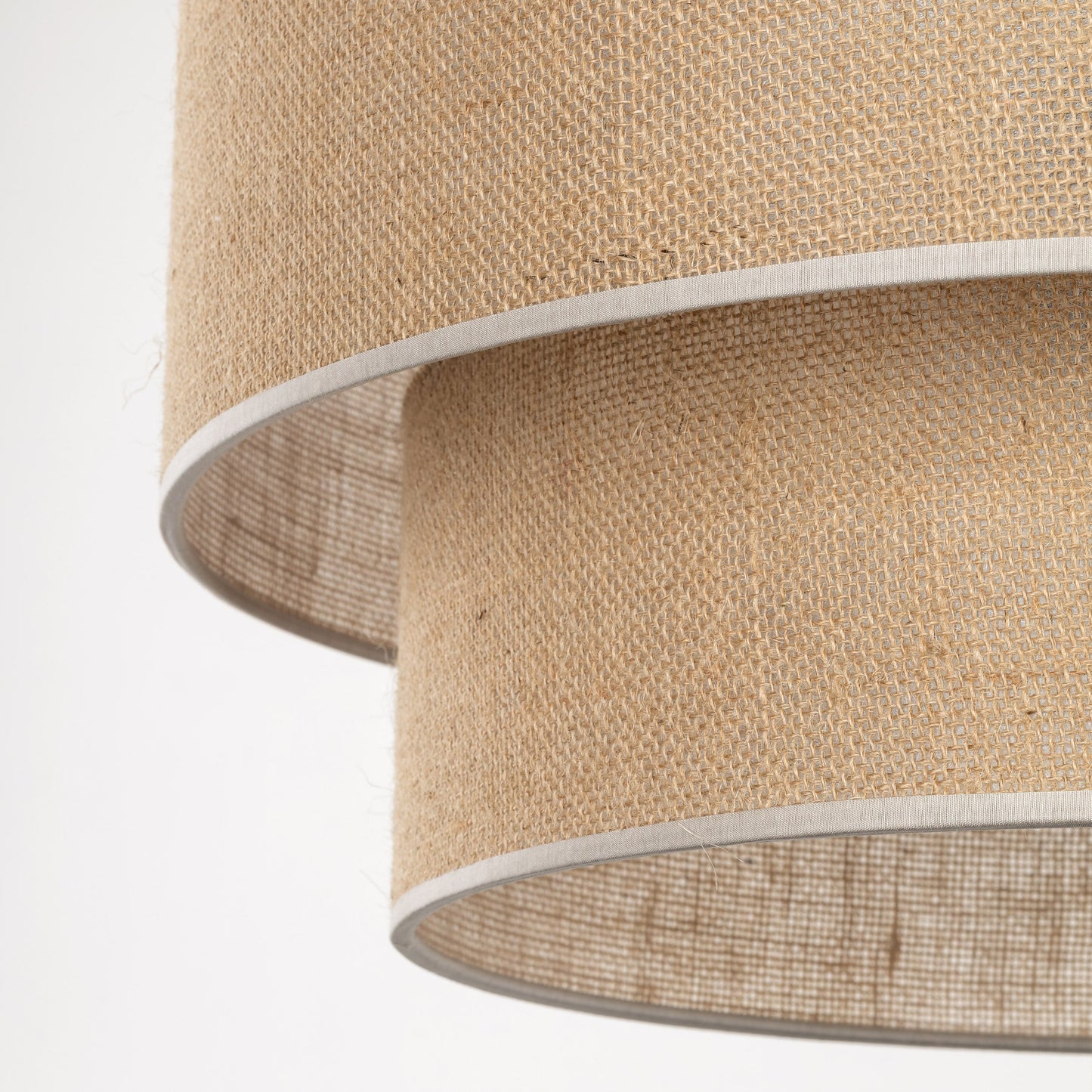 CALISTO JUTE Large Scandinavian Pendant Light for Bedroom, Living Room & Warm Natural Interiors