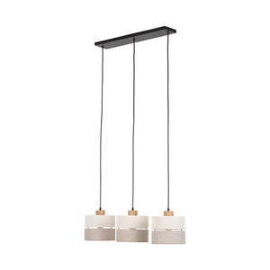 Eco Scandinavian 3-Light Pendant for Kitchen Island & Dining Table