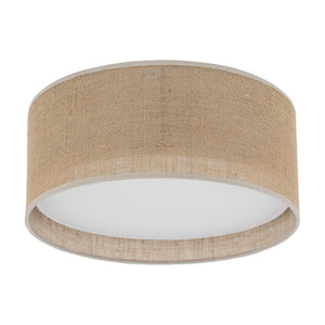JUTE Natural Flush Mount Light