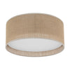 JUTE Natural Flush Mount Light