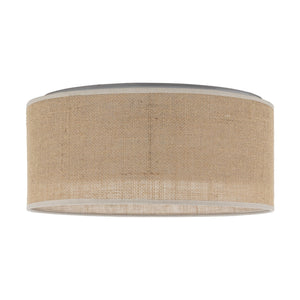JUTE Natural Flush Mount Light