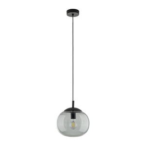VIBE Graphite Glass Scandinavian Pendant Light for Kitchen Island & Dining Table