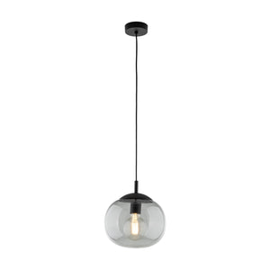 VIBE Graphite Glass Scandinavian Pendant Light for Kitchen Island & Dining Table