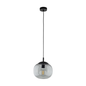 VIBE Graphite Glass Scandinavian Pendant Light for Kitchen Island & Dining Table