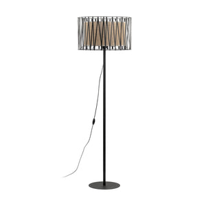 HARMONY NATURE Woven Jute Floor Lamp for Living Room & Bedroom (Clearance)