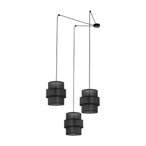 CALISTO Black 3-Light Pendant Lamp for Dining Room, Living Room & Modern Interiors