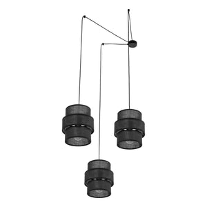 CALISTO Black 3-Light Pendant Lamp for Dining Room, Living Room & Modern Interiors