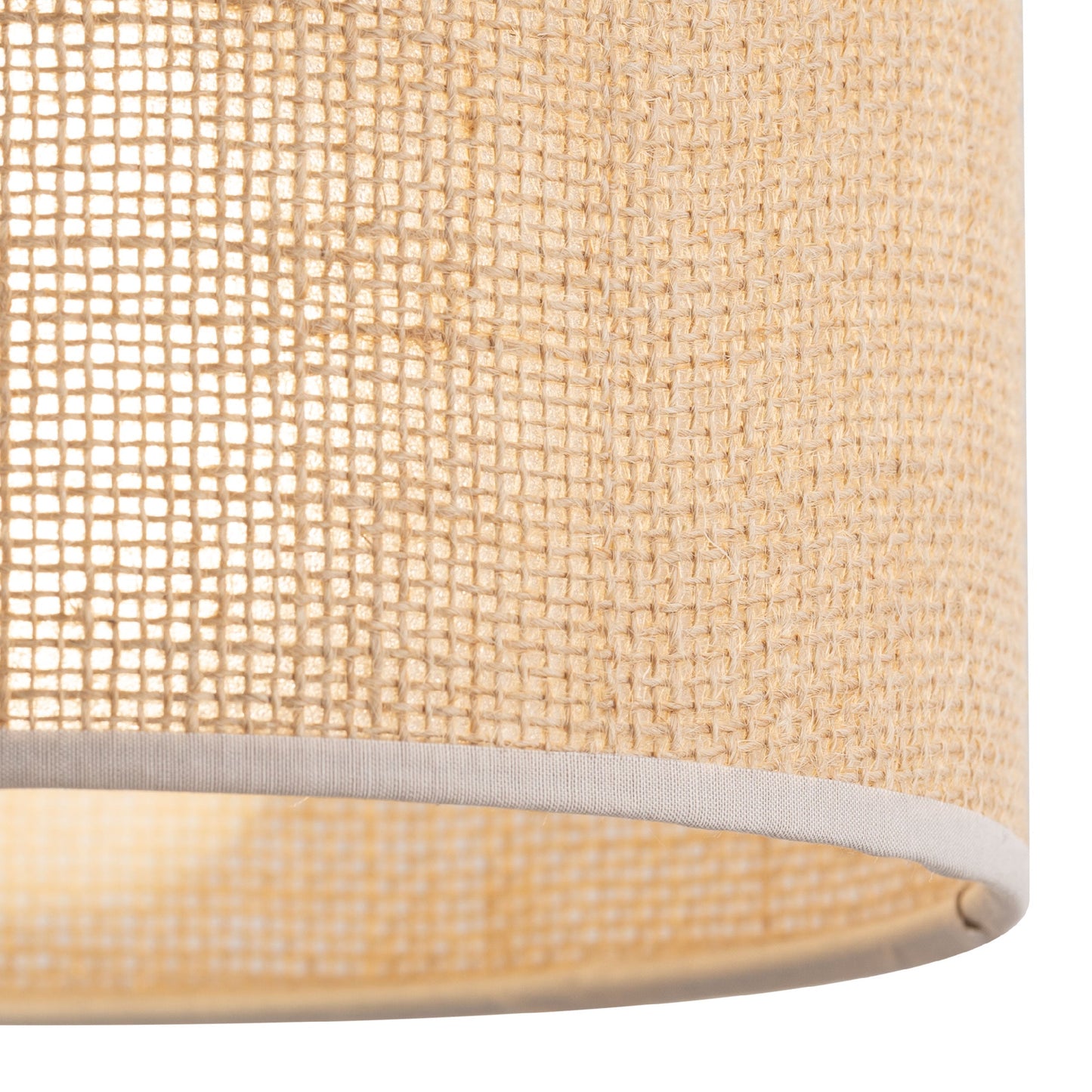 JUTE Natural Woven Pendant Light for Dining Room, Bedroom & Warm Scandinavian Interiors