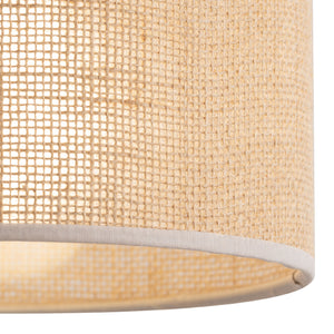 JUTE Natural Woven Pendant Light for Dining Room, Bedroom & Warm Scandinavian Interiors