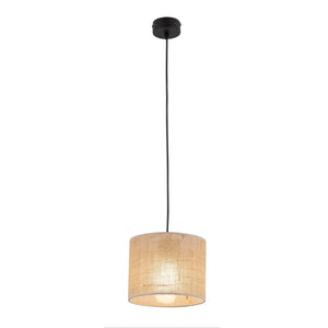 JUTE Natural Woven Pendant Light for Dining Room, Bedroom & Warm Scandinavian Interiors