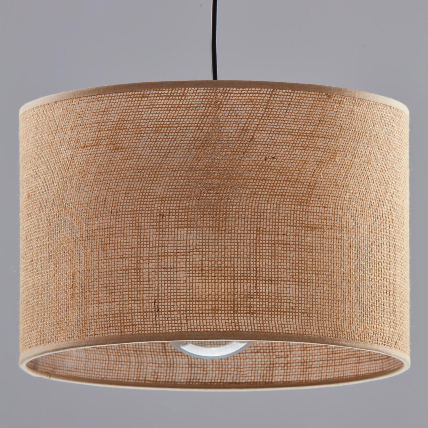 JUTE Natural Woven Pendant Light for Dining Room, Bedroom & Warm Scandinavian Interiors