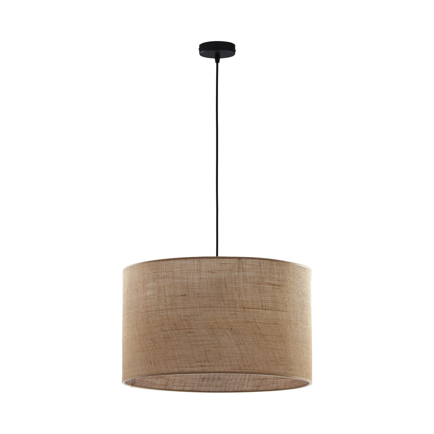 JUTE Natural Woven Pendant Light for Dining Room, Bedroom & Warm Scandinavian Interiors