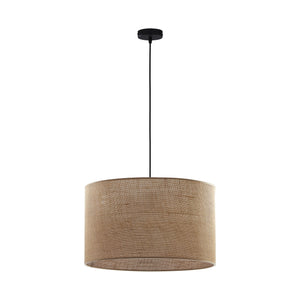JUTE Natural Woven Pendant Light for Dining Room, Bedroom & Warm Scandinavian Interiors