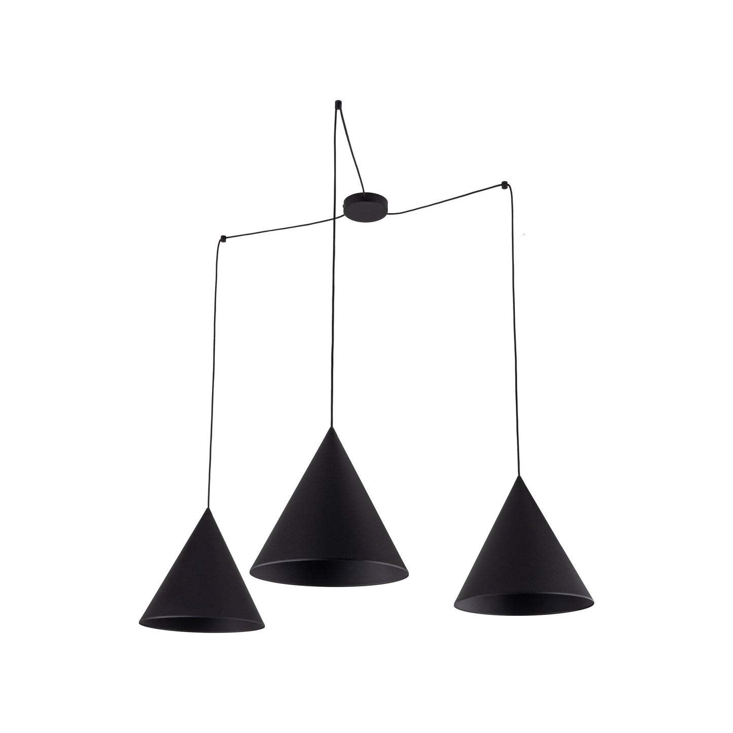 CONO 3-Light Modern Pendant Light for Kitchen Island, Dining Table & Contemporary Interiors