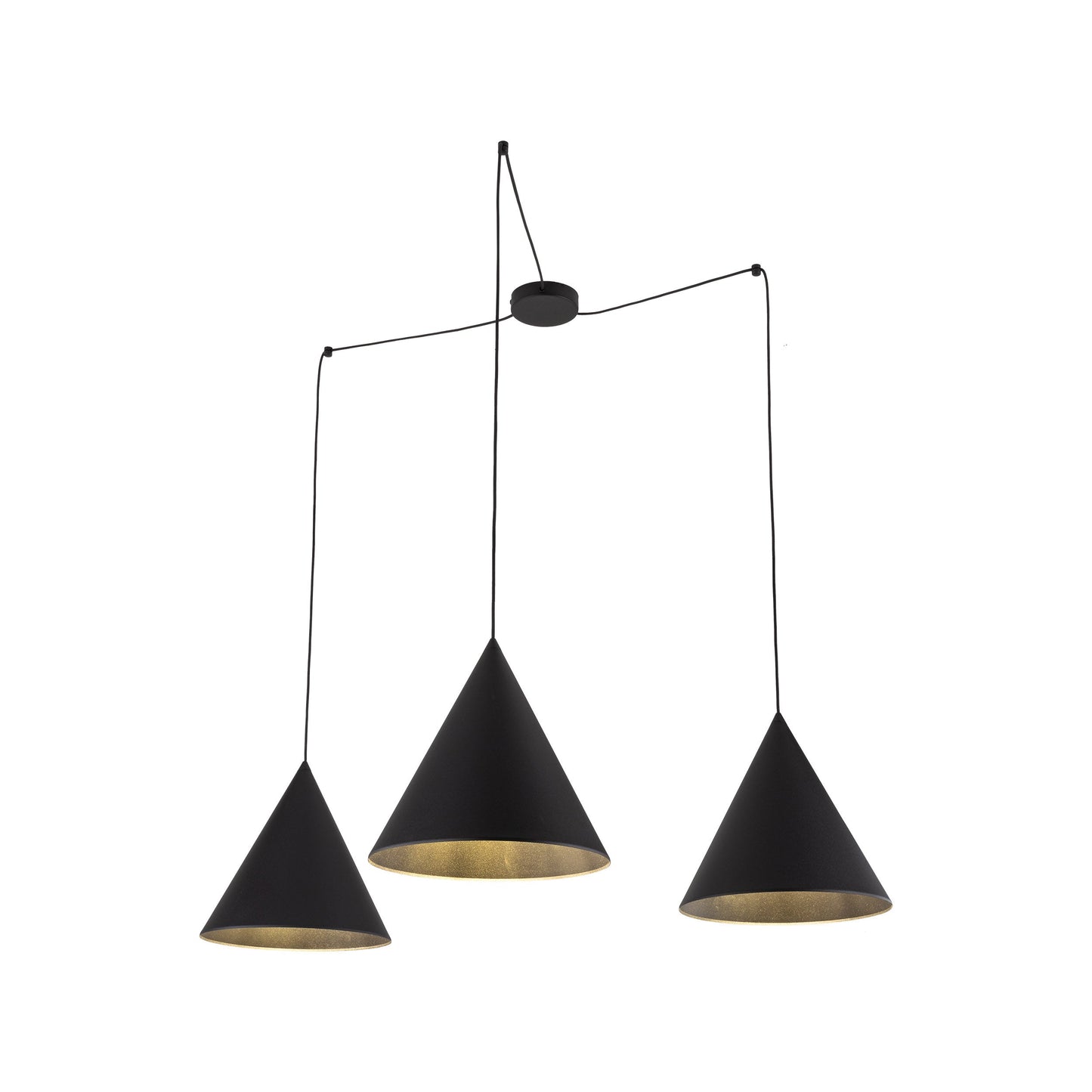 CONO 3-Light Modern Pendant Light for Kitchen Island, Dining Table & Contemporary Interiors