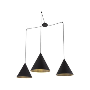 CONO 3-Light Modern Pendant Light for Kitchen Island, Dining Table & Contemporary Interiors