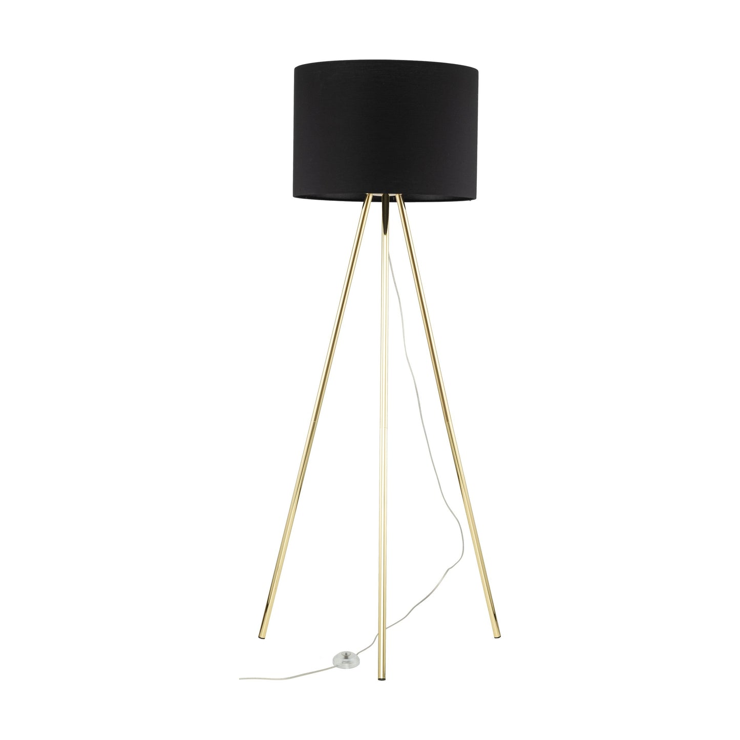 UMBERTO Black Modern Floor Lamp for Living Room & Bedroom (Clearance)