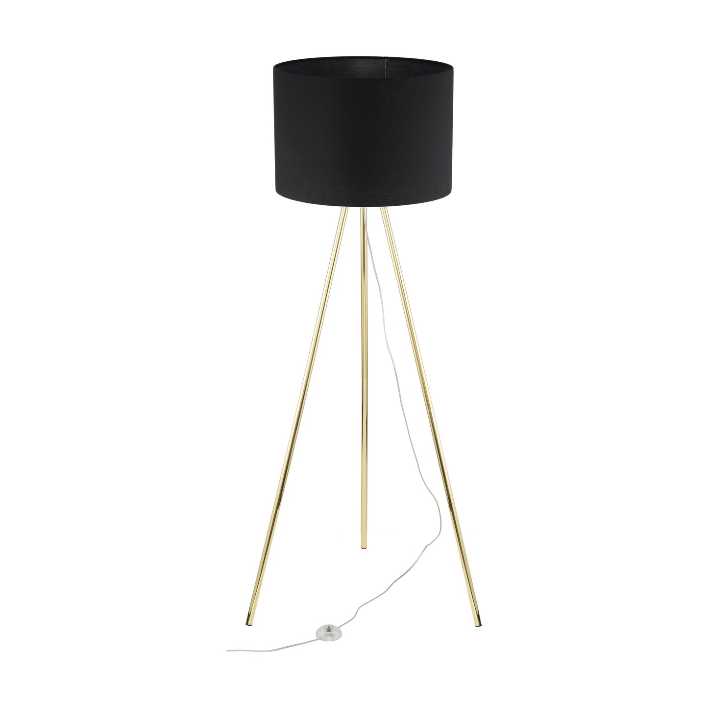 UMBERTO Black Modern Floor Lamp for Living Room & Bedroom (Clearance)