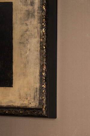 THE ESSENCE OF BLACK - Artwork on rigid canvas, framed in Vintage Bronze