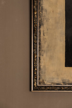 THE ESSENCE OF BLACK - Artwork on rigid canvas, framed in Vintage Bronze