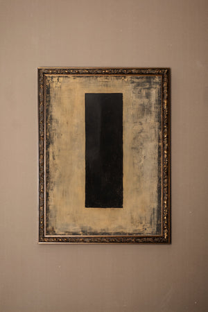 THE ESSENCE OF BLACK - Artwork on rigid canvas, framed in Vintage Bronze