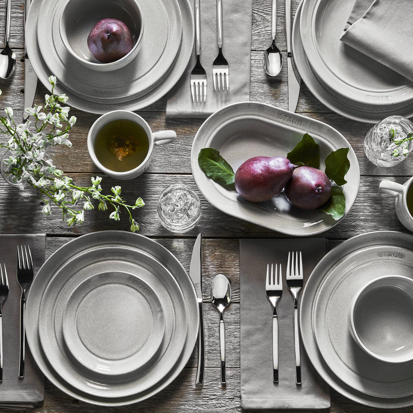 STAUB Dining Line Dinnerware Set 12 Piece-2