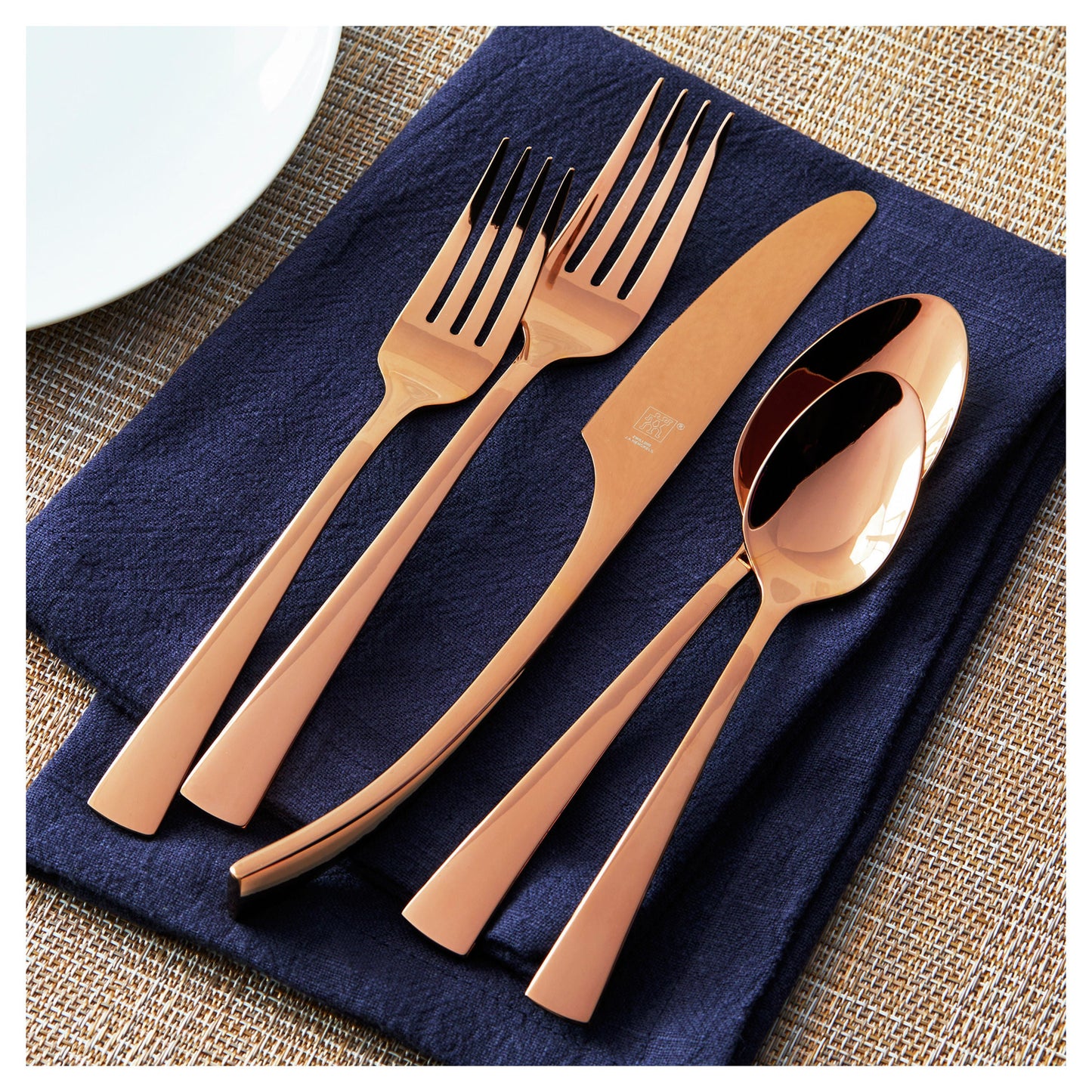 ZWILLING Bellasera 20 Piece Flatware Set Polished, Rose-2