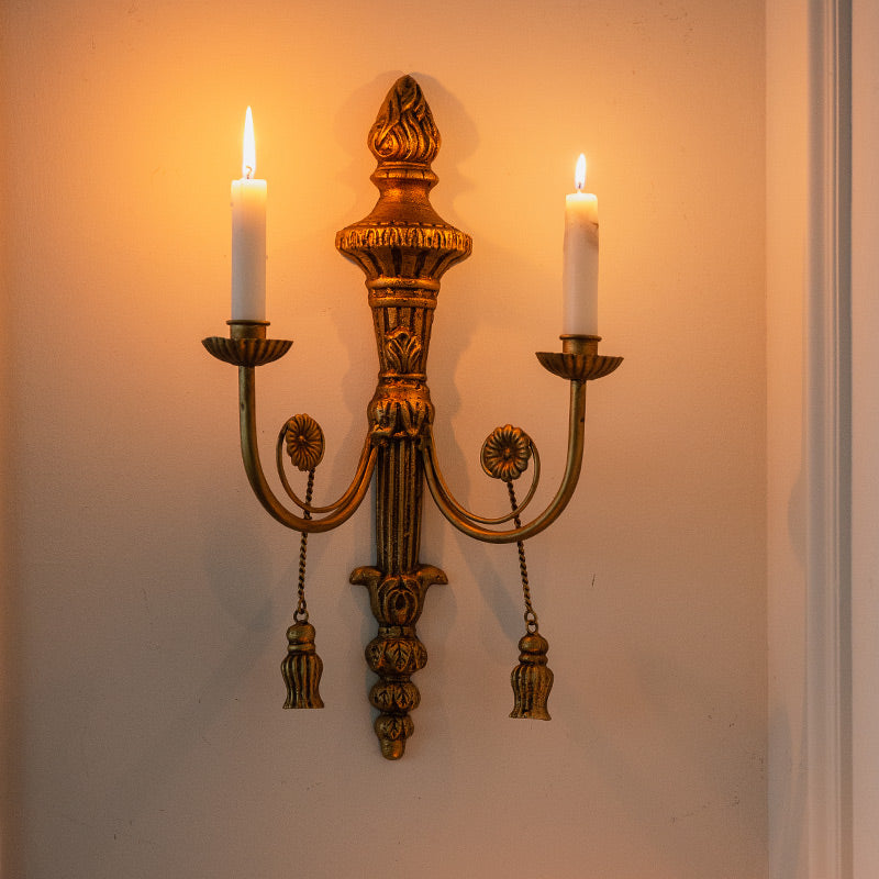 Vintage Wall Candle Holder-1