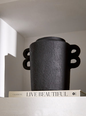 Vase Hercules - Noir antique
