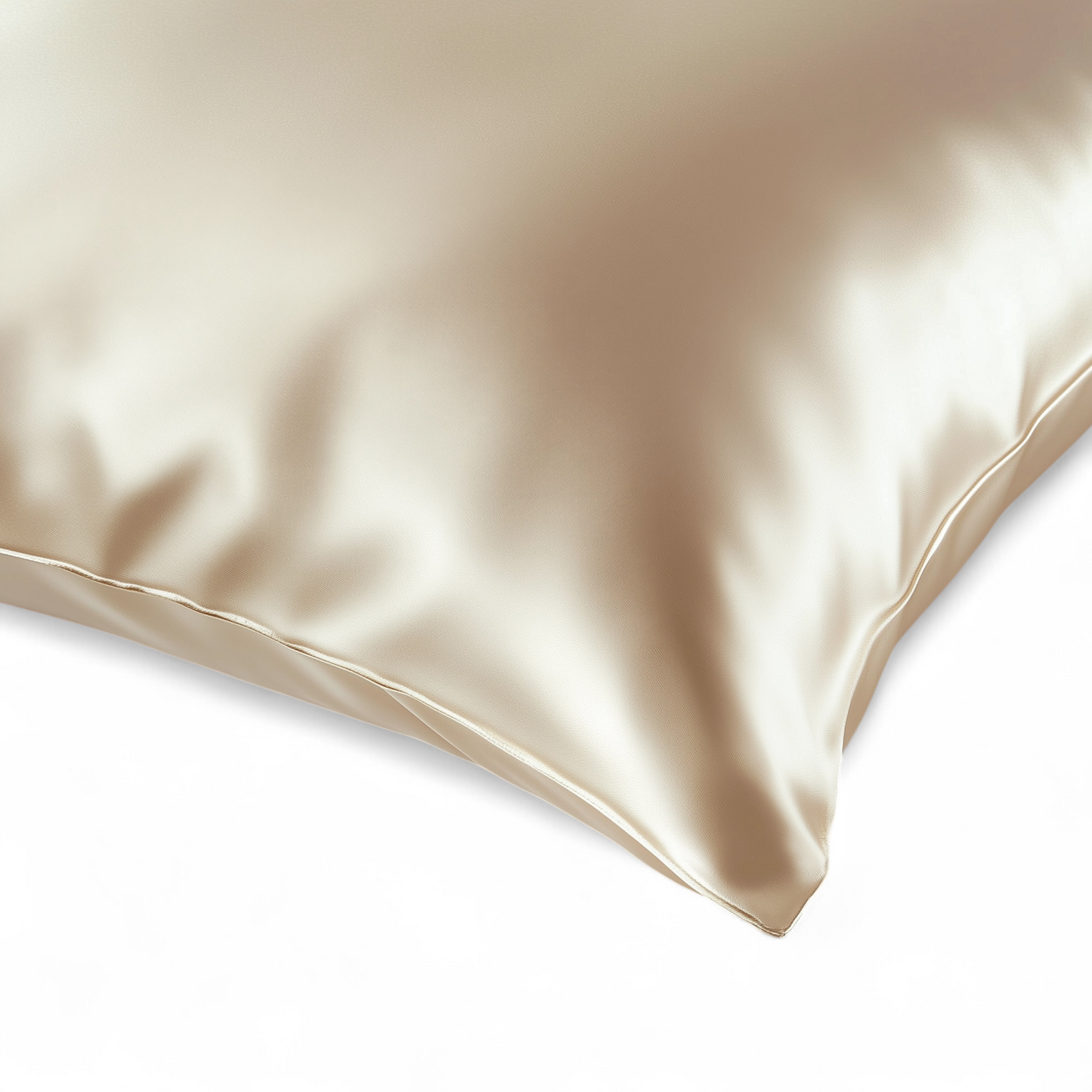 Queen Organic Silk Pillowcase - Champagne-1