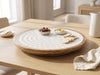 Lazy Susan Turntable with Pearl Enamel