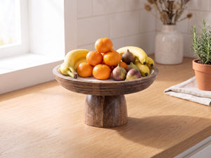 Cake Stand with White Enamel