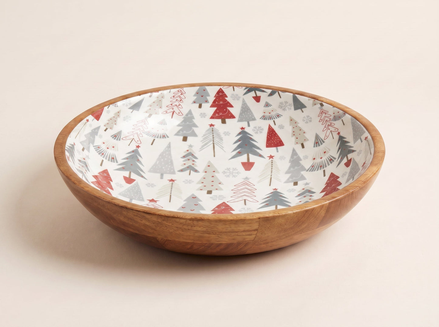 Large Bowl with Holiday Enamel