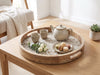 Round Tray with Cotton Mat, Small