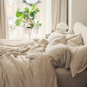 Organic Bamboo Sateen Duvet Cover Set