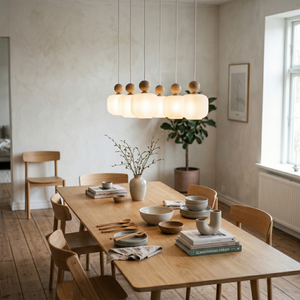 Ballo 6-Light Scandinavian Pendant Light for Dining Table & Kitchen Island