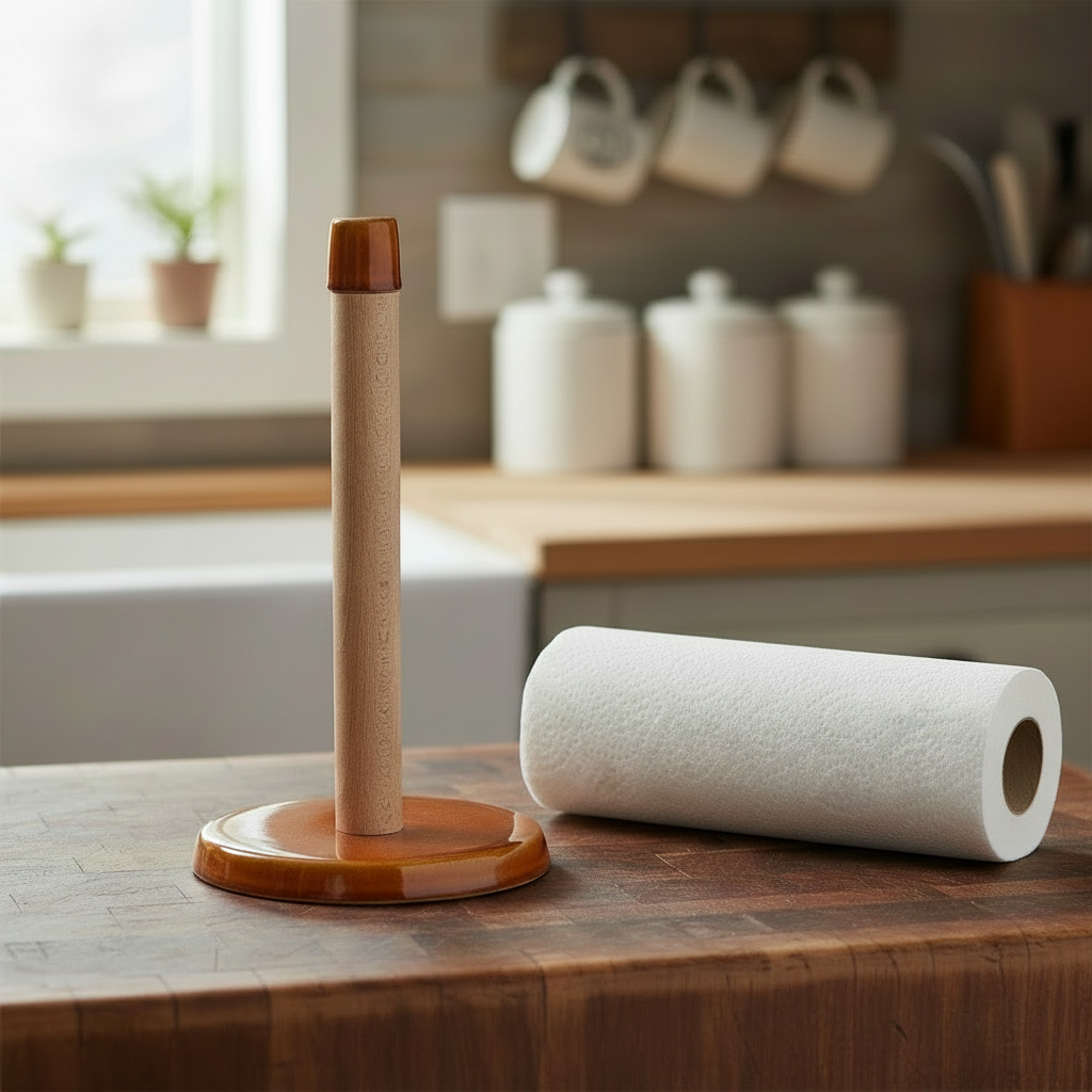 Casafina | Poterie Caramel Paper Towel Holder