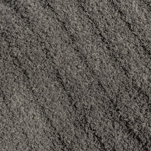 Charcoal Ribbed Extended Throw
