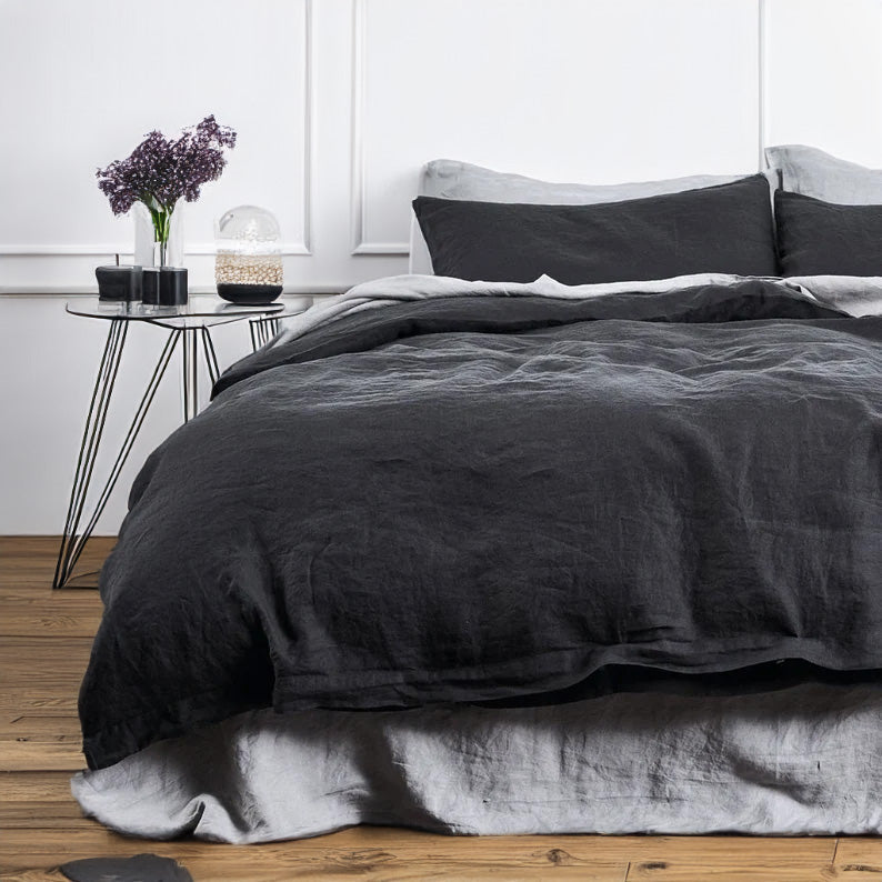 Pure Linen Duvet Cover Sets-14