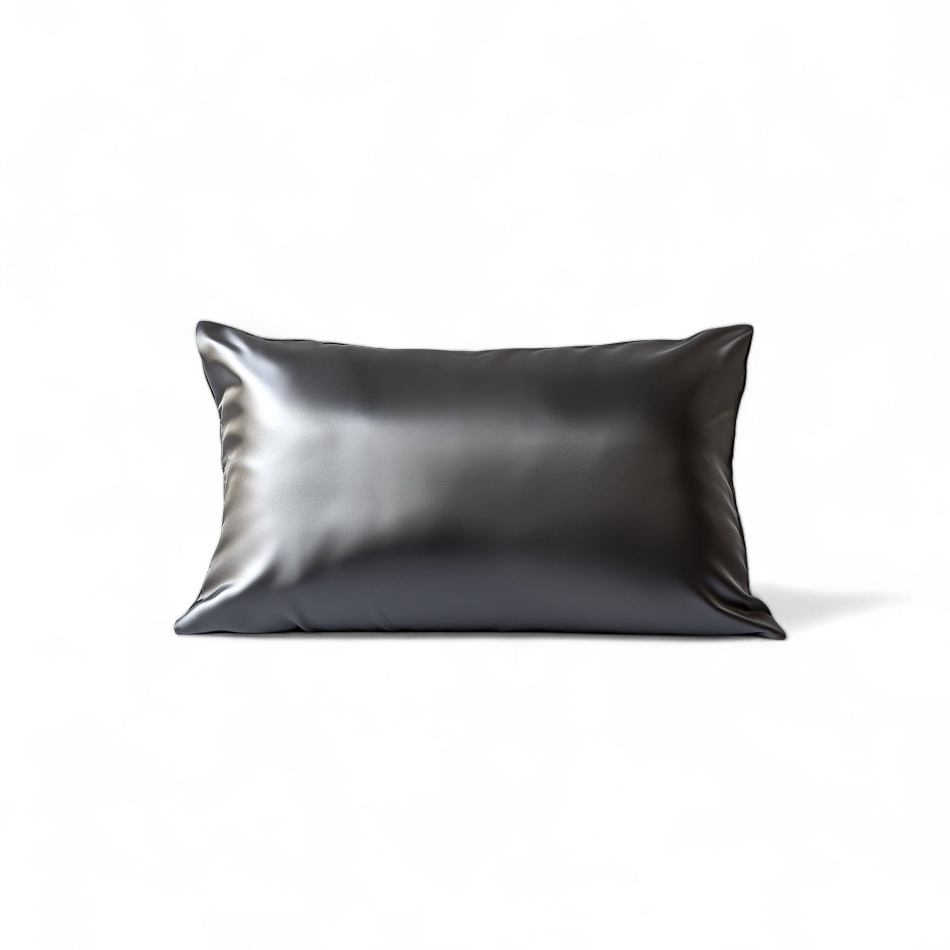 Queen Organic Silk Pillowcase - Ash Grey-0