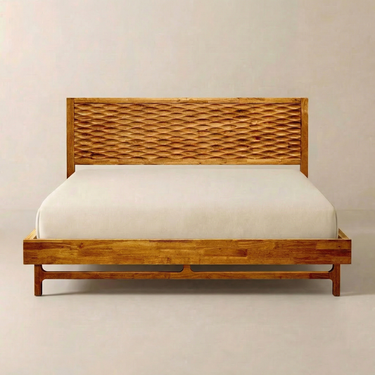 Elara Solid Wood Bed Frame