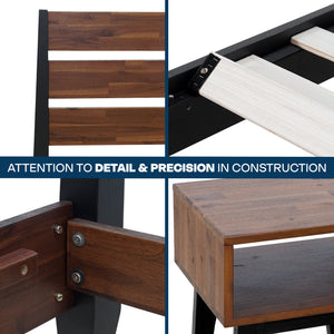 Emery Solid Wood Bed Frame