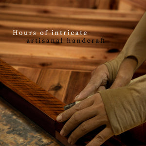 Acacia Sierra Deluxe Solid Wood Bed Frame