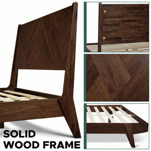 Gazelle Solid Wood Bed Frame